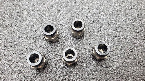 5x SMC KAH10-U04 Antistat One-Touch Fittings 10mm Applicable Tubing 1/2" Thread