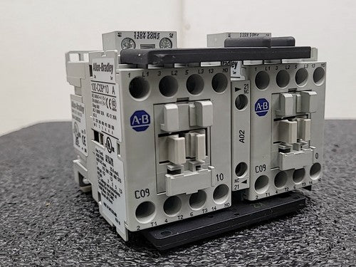 Allen Bradley 104-C09D22 Reversing Contactor IEC Motor Starter C09 120V Coil