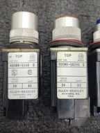 Allen Bradley 800MR-Q24S Series D Pilot Light Indicator Lamp Lot Mixed Colors