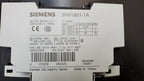 SIEMENS SIRIUS 3RV1021-1CA10 Circuit Breaker w/ 3RV1901-1A Auxiliary Contact