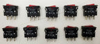 Lot of 10 Tyco Potter & Brumfield W51-A121B1-5 Thermal Circuit Breaker 5A 125VAC