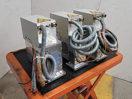 Lot 3x Muegge MH2000S-218BB Magnetron Head 2kW 2.45GHz Microwave Generator