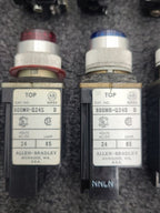 Allen Bradley 800MR-Q24S Series D Pilot Light Indicator Lamp Lot Mixed Colors