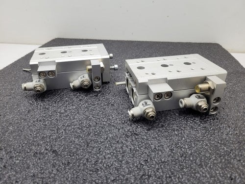 Lot of - 2 SMC EMXS20-50 Linear Guide Slide Table Made in japan