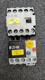 EATON DIL EEM-01-G XTMC6A01 Power Contactor w/ ZE-4 XTOM004AC1 Overload Relay