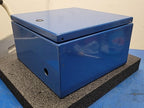 Hoffman Blue Steel Electrical Enclosure Junction Box Locking Gasket Seal 12x12x7