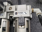 SMC NAFM3000-N02 Pneumatic FRL Filter Regulator Lubricator Assembly AW3000 AFM