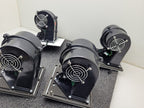 Lot of 4 Squirrel Cage Dual Sided Motor Cooling Fan Phase 2 Space Blower EB1