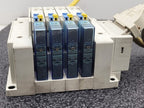 SMC SS5Y5-10F1-04B-N7 Pneumatic Dual Acting 4x Solenoid Valve Block