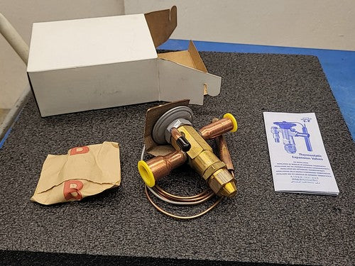 Sporlan EBSVE-11-CP100 TXV Expansion Valve 5/8 x 7/8 ODF R22 R407C Balance Port