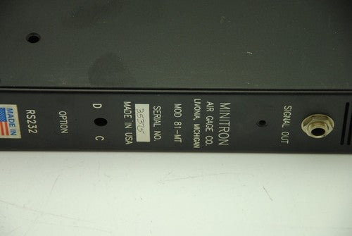 Minitron Air Gauge Co. 81-MT, Controller Unit (B)