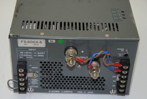 Nemic Lambda FS-600A-5, Power Supply, 5V 120A