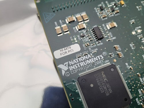 National Instruments 189545C-01 NI 4474 PCI 4-Input Sound and Vibration Device