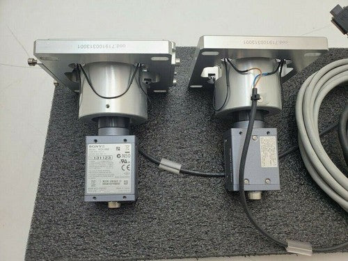 2x SONY XCD-V60 Industrial Black and White Camera 300k pixels Tamron 1:2.8 50mm