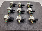 Lot of 9 SMC AR20-N02E-1Z Regulators w/ Mounting Brackets 0-30 PSI 1/4" Fittings