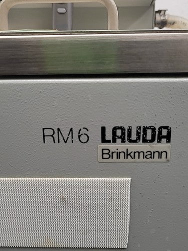 Lauda RM6 Brinkmann Refrigerated Circulating Bath Chiller Heater Super RMT