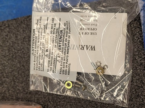 Linemaster 522-B14 Full Guard Foot Switch Protective Enclosure Orange Steel LOT