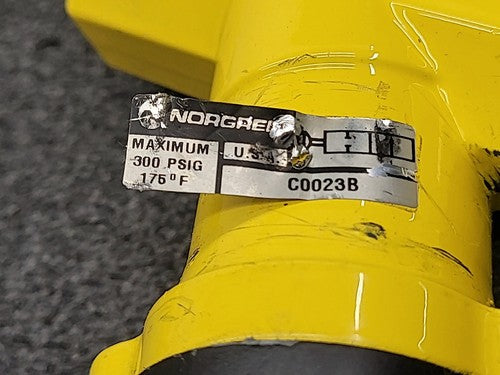 Norgren Quietaire Pneumatic Lockout Valves C0023A C0023B Inline Safety Valve Lot
