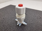 Entegris Fluoroware 201-97-01 2-Way Manual Diaphragm Valve 1/4" Flaretek Fitting