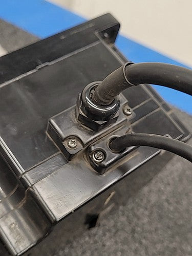 Yaskawa SGMPH-08AAA41D AC Servo Motor Sigma II w/ Cables & Splined Gear