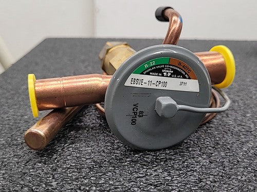 Sporlan EBSVE-11-CP100 TXV Expansion Valve 5/8 x 7/8 ODF R22 R407C Balance Port