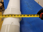 Process Technology Fluoropolymer In-Line Chemical Heater 12000W 12Kw 400V 3PH
