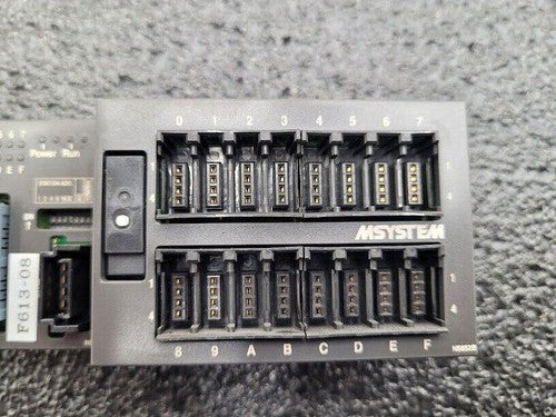 MSystem HV1HL1A-XXXX-R 24VDC 16-Channel I/O Module DIN Rail Working Pull