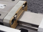 SMC MXP16-30 100PSI Linear Slide Guide Cylinder w/ D-F9B Sensors, Stops Unit C