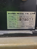 Daido Metal N4003 Shading Type Induction Motor Lubrication Oil Pump Oiler Tank
