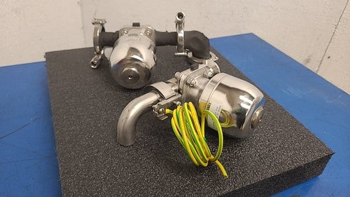 GEMU 650 Pneumatic Diaphragm Valve DN20 PN16 EPDM Stainless Steel Lot of 2x