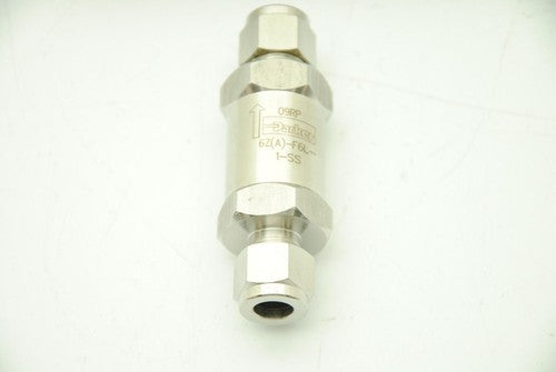Parker 6A-F6L-1-SS, Instrumentation Filter, Pipe Size 3/8", New