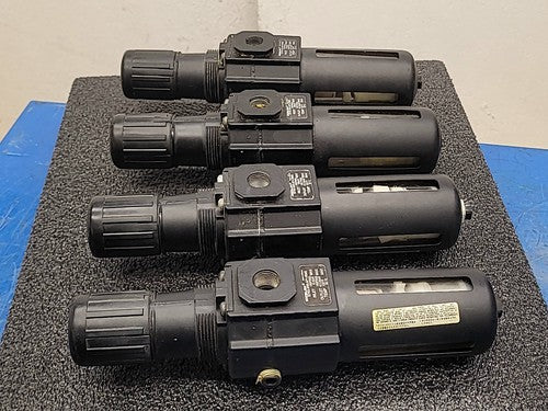 Norgren Excelon B74G Pneumatic Filter Regulator 0.3-10 Bar Lot of 4 	3/8" PTF