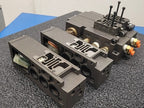 Numatics FlexiBlok Pneumatic 4 Valve Air Solenoid Manifold Block Assembly