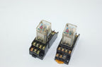 Omron, NAIS, Schrack & Releco Industrial Relays, 6V, 24V, 200V - Lot of 11