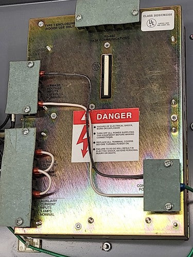 Square D PowerLogic Class 3020 CM2350 Circuit Monitor Industrial Panel Meter