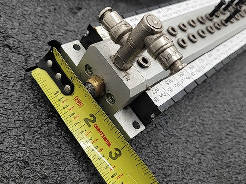 Pneumax 16x Solenoid Valve Manifold Breakout Board D-Sub Cable 24VDC Industrial
