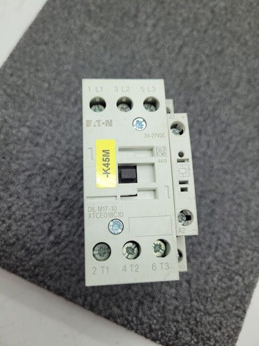 Eaton DIL M17-10 3PH AC Contactor 8-18A 5-12kW 1-15HP 115-600V 24VDC Coil