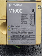 Lot of 2 Yaskawa V1000 200V 1.1 KW 1.4HP CIMR-VCBA0006BAA VFD Motor Drive