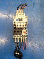 Mitsubishi TH-N20KP Contactor w/ S-N11 Thermal Overload Relay SQ250503F Caps