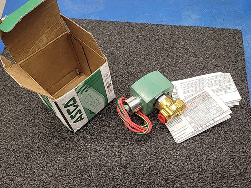 ASCO RedHat 8262H212 Solenoid Valve Brass Normally Closed NC