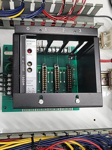 Hoffman Control Cabinet IDEC FA-3S PLC Numatics 3 Solenoid Valve ABB Contactors