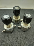 lot 3x Aptech AP1810SM 2PW MV4 MV4 Diaphragm Regulator 300PSI Input 100PSI Out