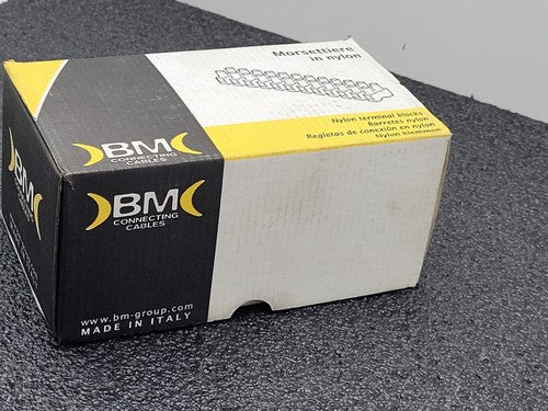 Box of 50 New BM GROUP M092 Nylon Terminal Block 12 Position 16-20AWG 600V