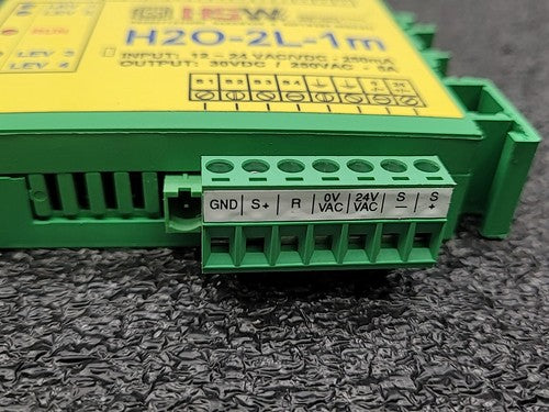 HSW H2O-2L-1m Level Controller Module 12-24 VAC/VDC DIN Dry Cleaner Control