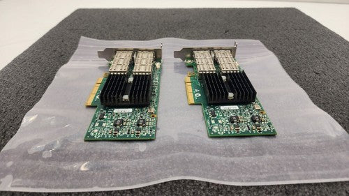 Lot of 2x CX354A CONNECTX-3 FDR INFINIBAND+ 40/56GBE Dual Port Network Card