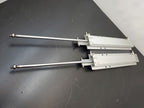 PAIR, 2X MUB32-400-DCL7204L 400mm Travel Pneumatic Linear Actuator Non Rotating