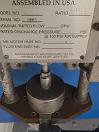 Heritage Pumps 1011 Pneumatic Fluid Pump Air Operated Ratio 55:1 5500PSI Unit A5