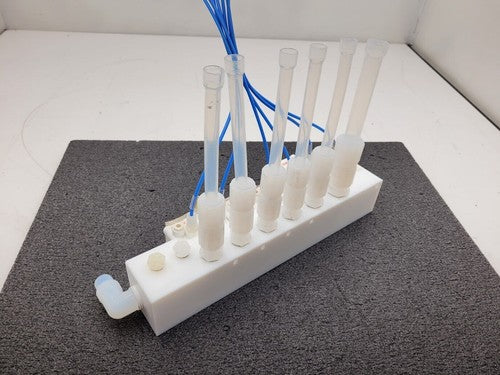 Gemu 7 Valve High Purity Diaphragm Shutoff Manifold Valve PN6 PTFE "C"