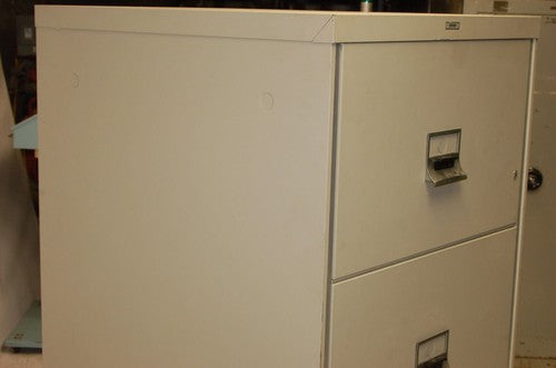 Victor Class 150 Fire Resistant 3-Drawer Storage Cabinet, 29.5"W x 33.5"D x 54"H