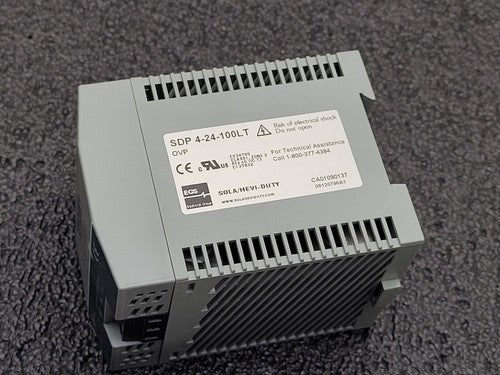 SOLA / Power Supply / SDP 4-24-100LT 115-230VAC Input 24VDC 3.8A Ouput Din Rail